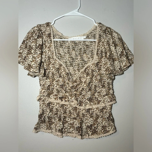 ASTR the label floral print blouse size small - Picture 1 of 4